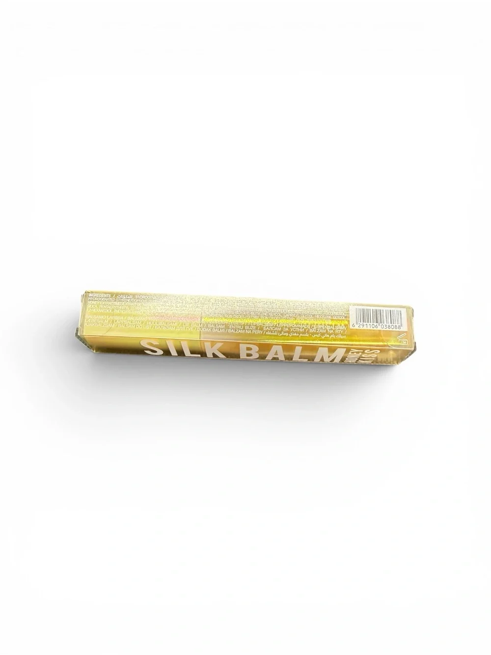 HUDA BEAUTY Silk Balm Lip Gloss - Honey Kiss (Golden Amber Sheen)